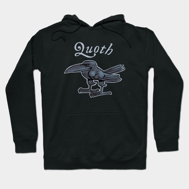 Quoth the raven - nevermore Hoodie by Cohort shirts